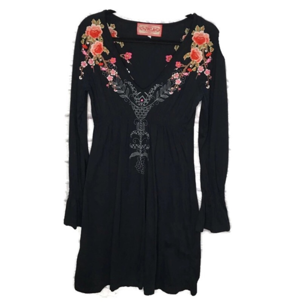 Johnny Was | Embroidered Flower Dress